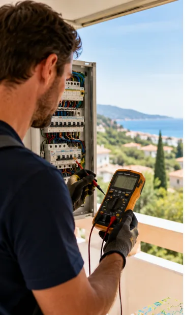 Recherche de panne électrique dans le Var avec diagnostic au tableau électrique